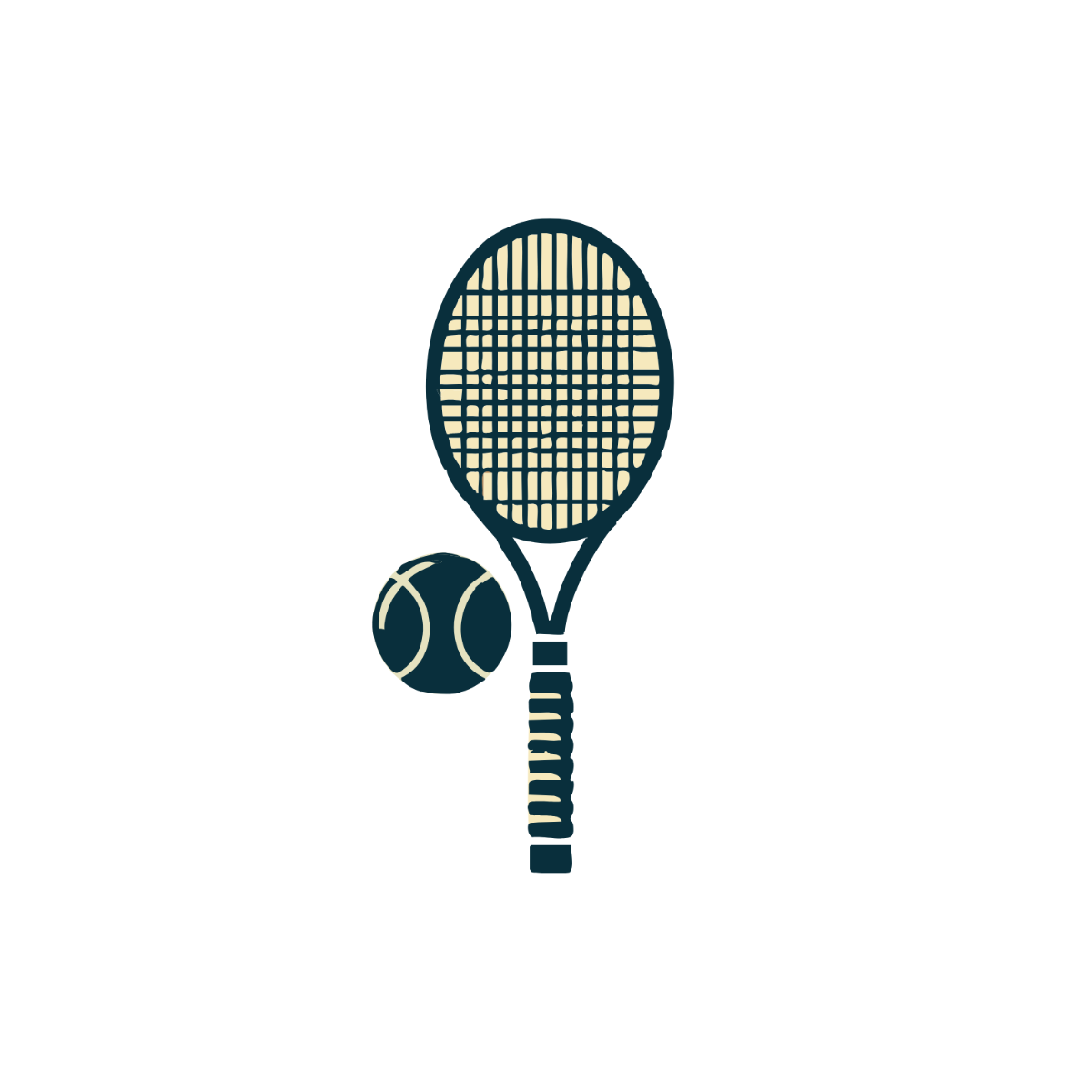 Vintage Tennis Clipart - Edit Online | Template.net