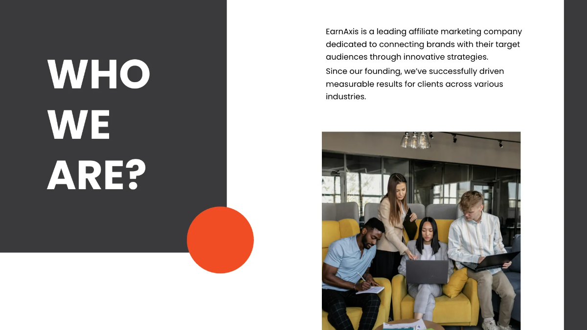 Free Affiliate Marketing Presentation Template to Edit Online