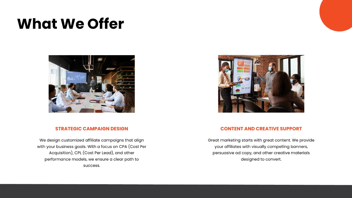 Free Affiliate Marketing Presentation Template to Edit Online