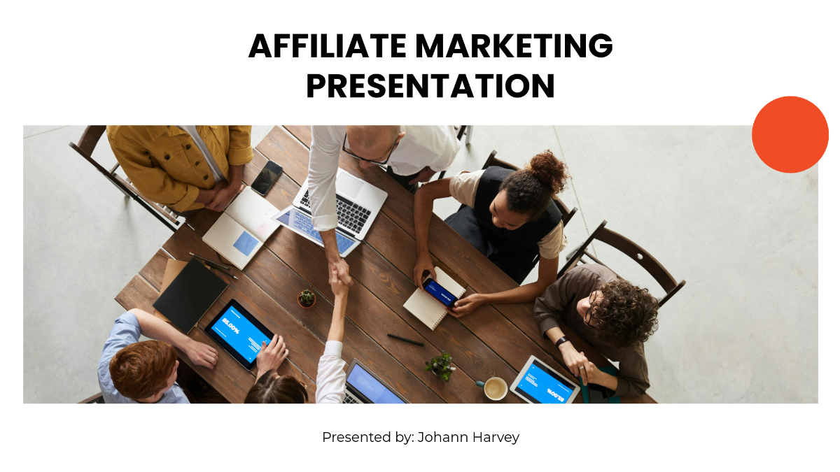 Affiliate Marketing Presentation Template - Edit Online & Download