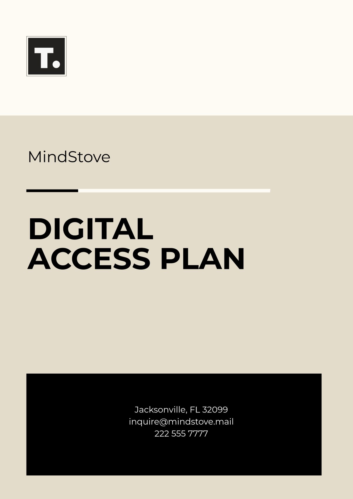 Digital Access Plan Template - Edit Online & Download