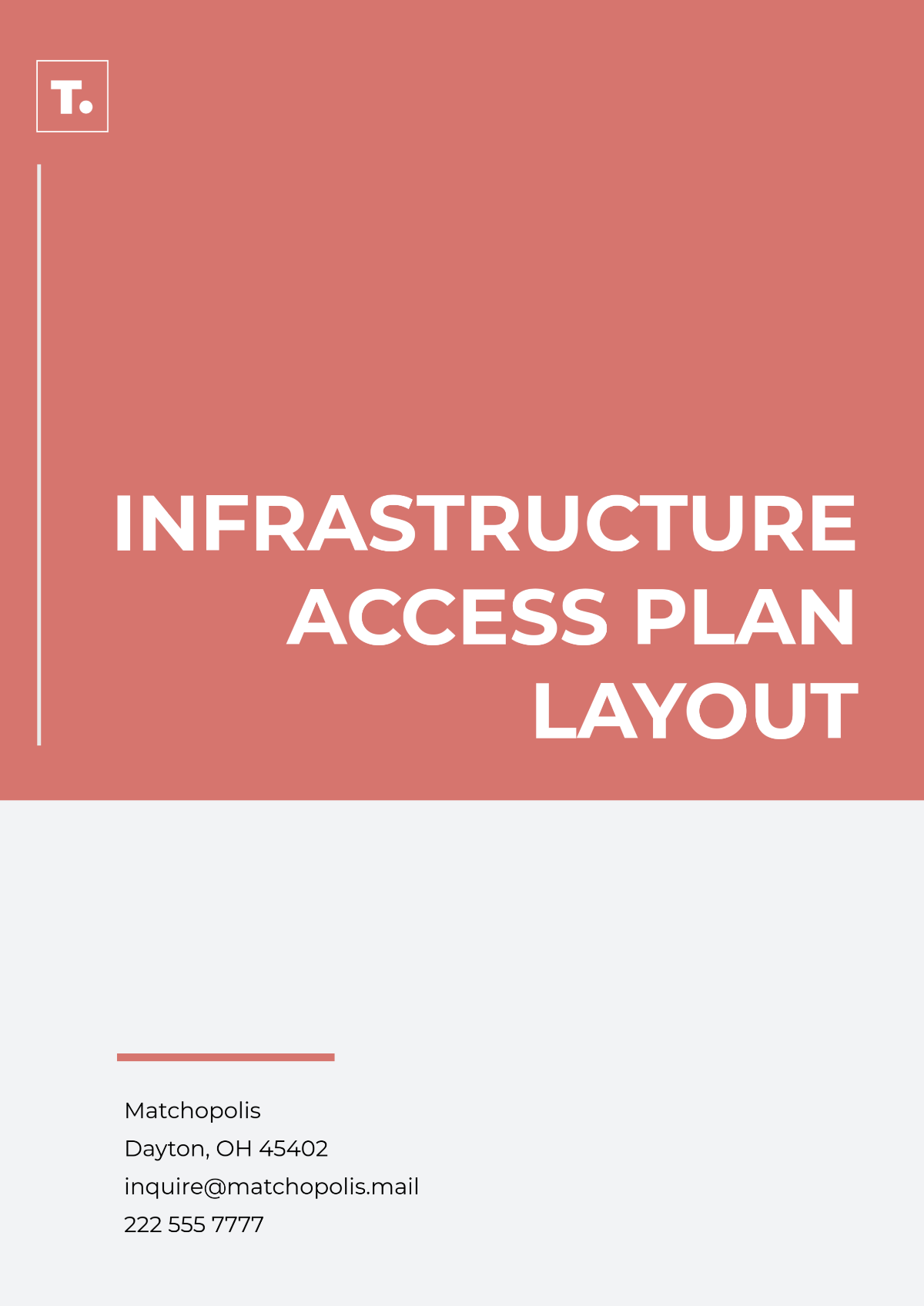 Infrastructure Access Plan Layout Template - Edit Online & Download