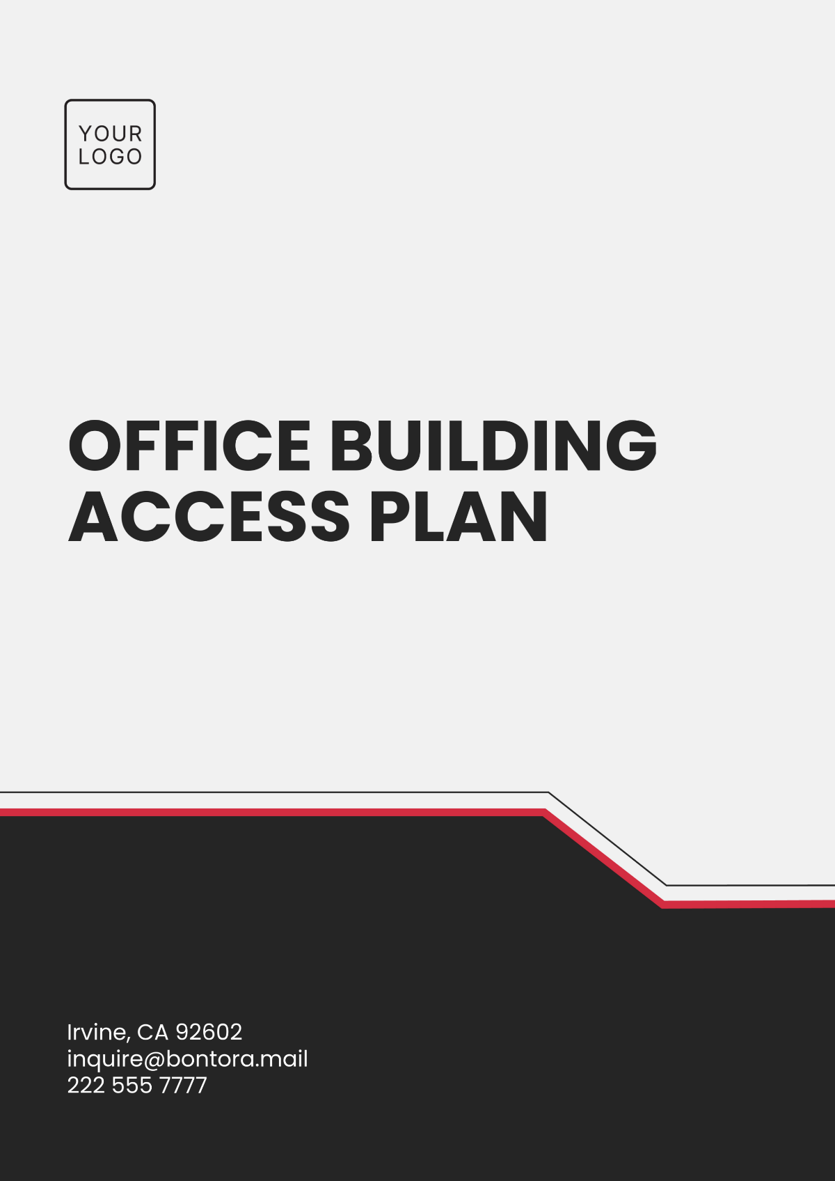 Office Building Access Plan Template - Edit Online & Download