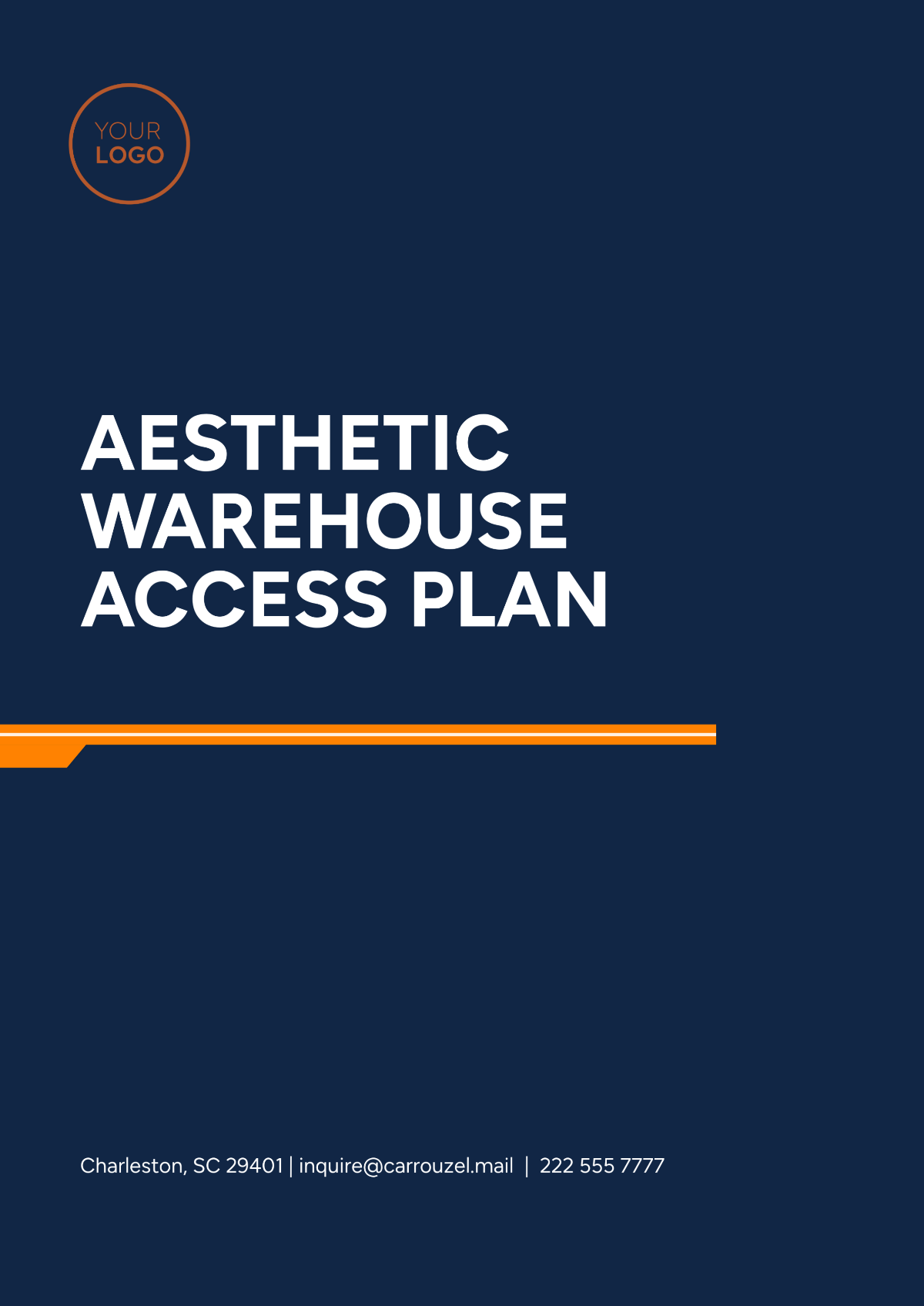 Aesthetic Warehouse Access Plan Template - Edit Online & Download