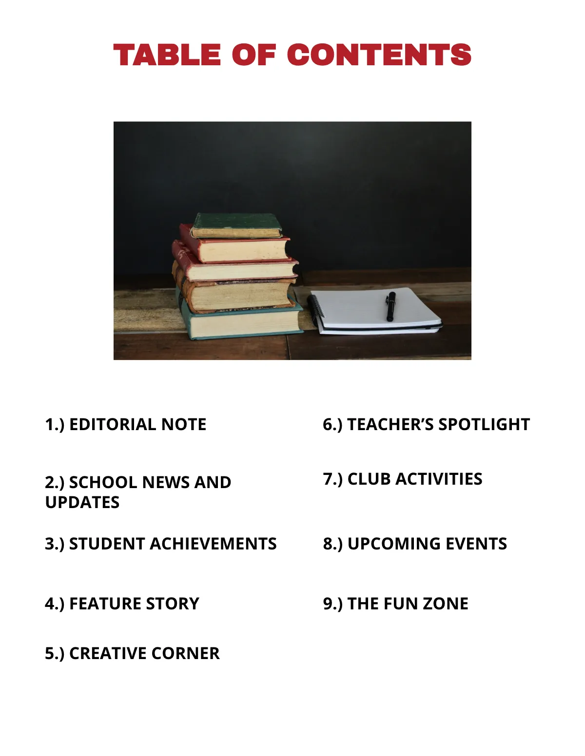 Free School Magazine Template to Edit Online