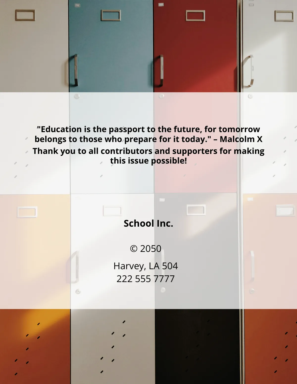 Free School Magazine Template to Edit Online