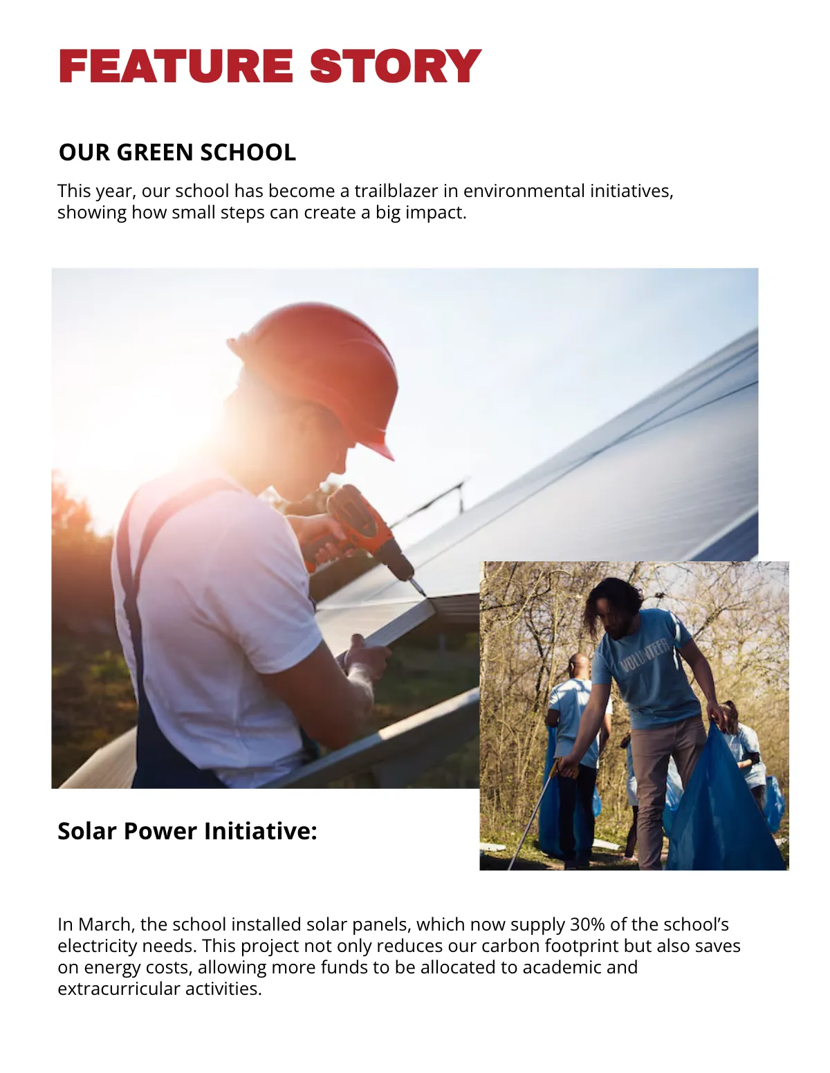 Free School Magazine Template to Edit Online