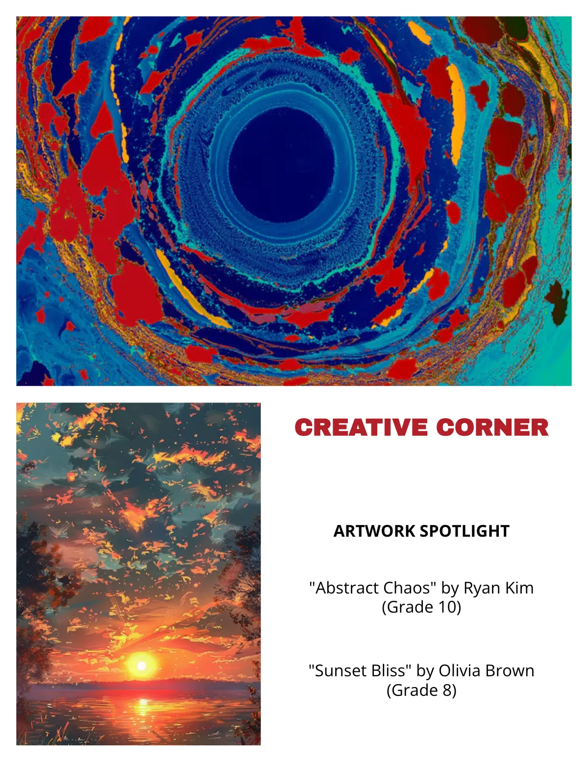 Free School Magazine Template to Edit Online