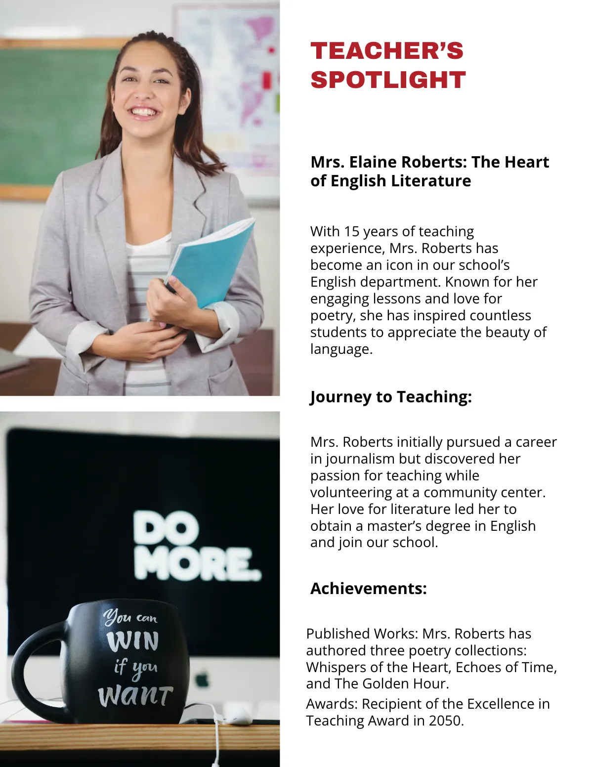 Free School Magazine Template to Edit Online