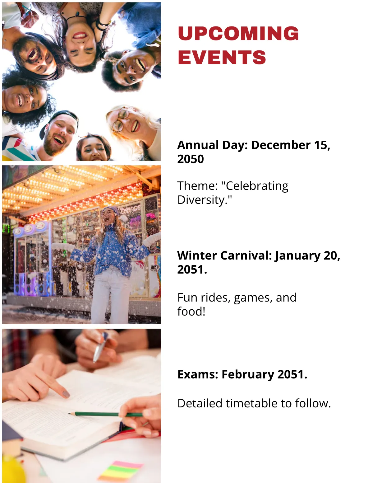 Free School Magazine Template to Edit Online