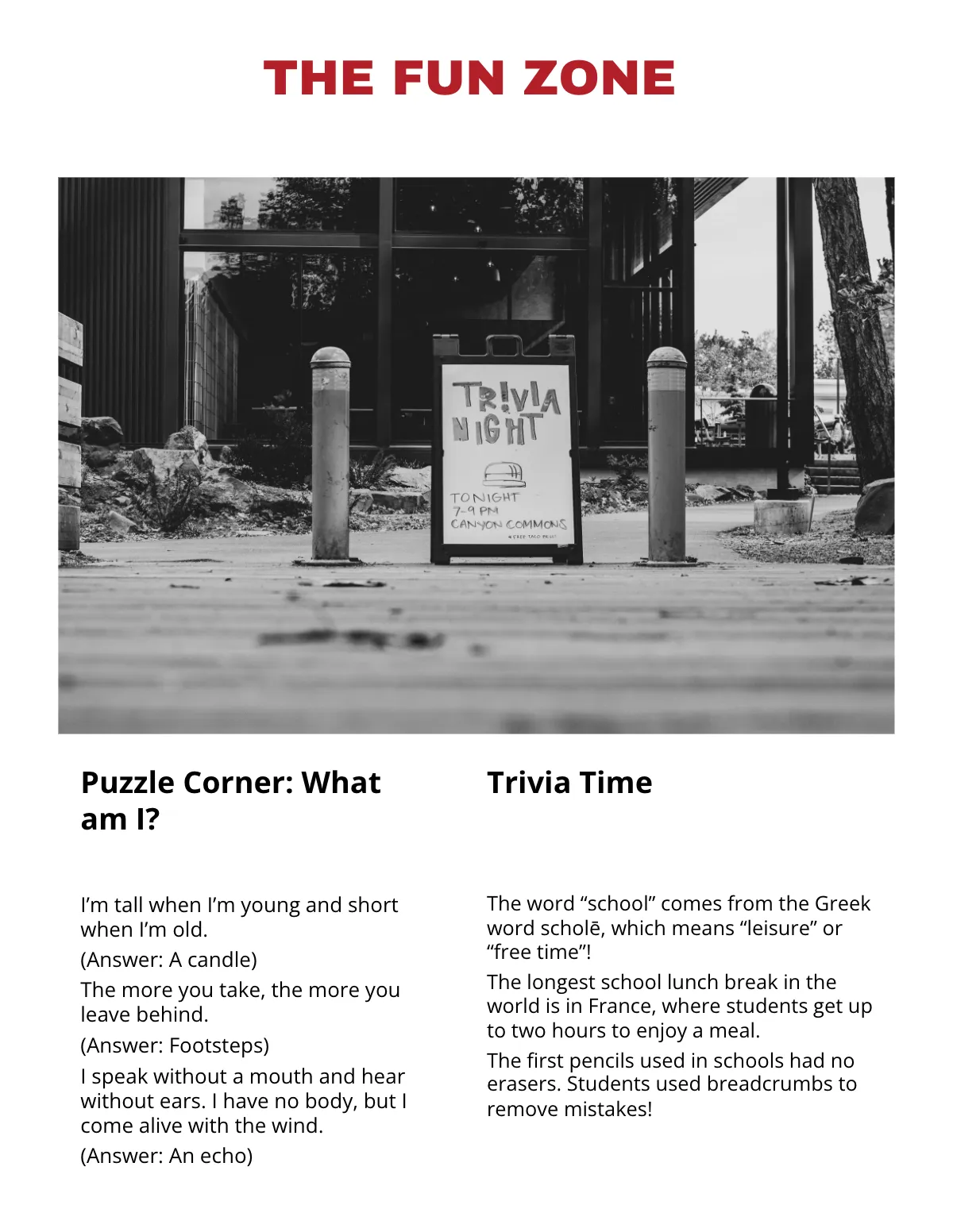 Free School Magazine Template to Edit Online