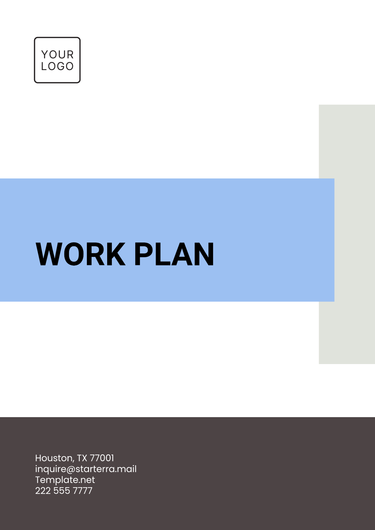 Work Plan Template - Edit Online & Download