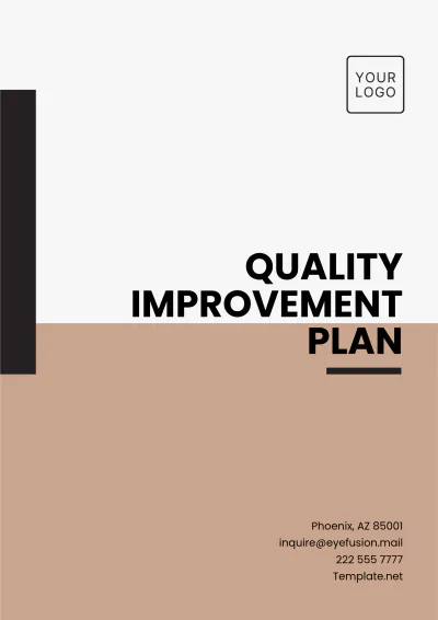 Free Quality Improvement Plan Template to Edit Online
