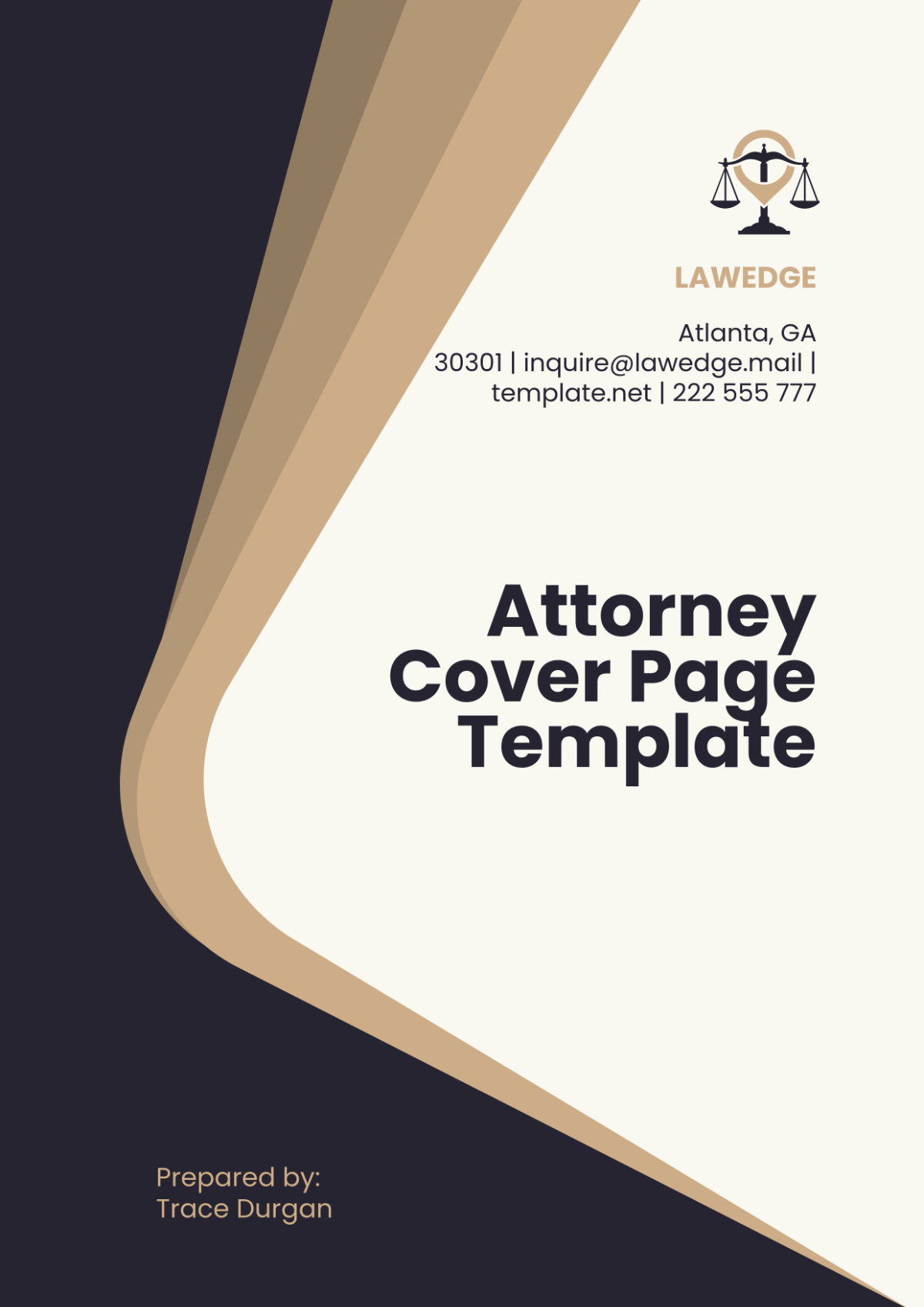 Attorney Cover Page Template - Edit Online & Download