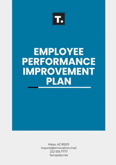 Free Employee Performance Improvement Plan Template to Edit Online