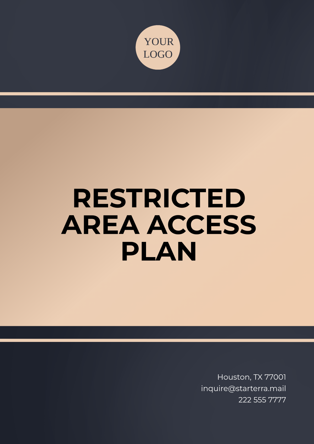 Restricted Area Access Plan Template - Edit Online & Download