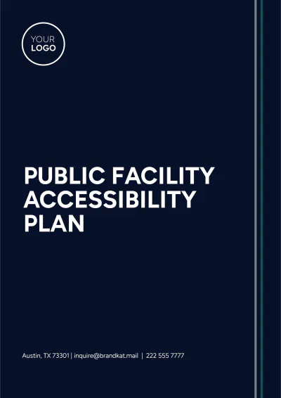 Free Public Facility Accessibility Plan Template to Edit Online