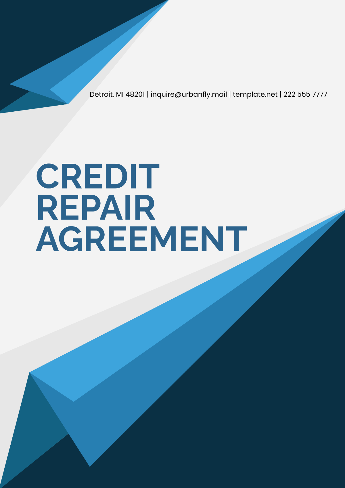 Credit Repair Agreement Template - Edit Online & Download