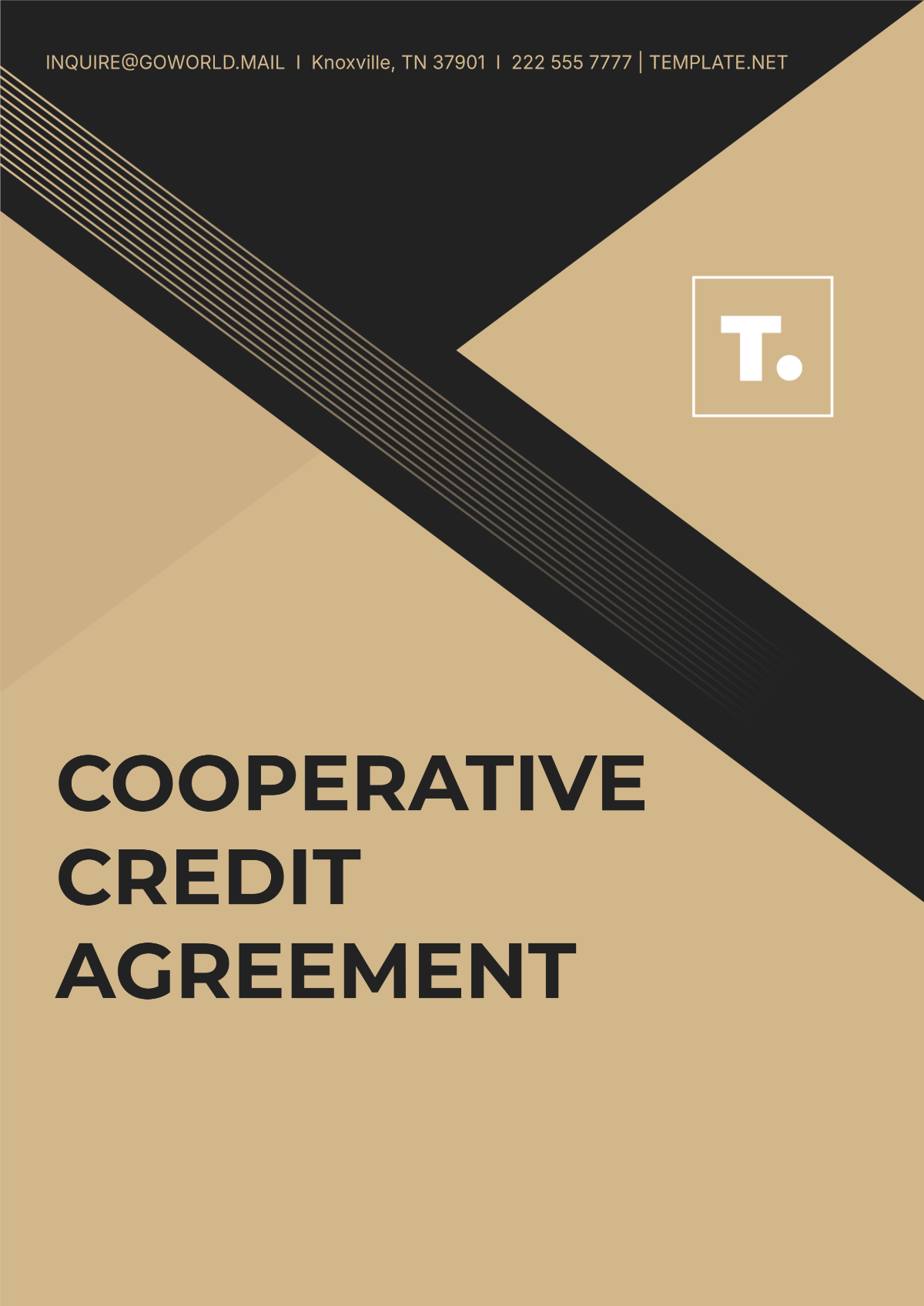 Cooperative Credit Agreement Template - Download | Template.net