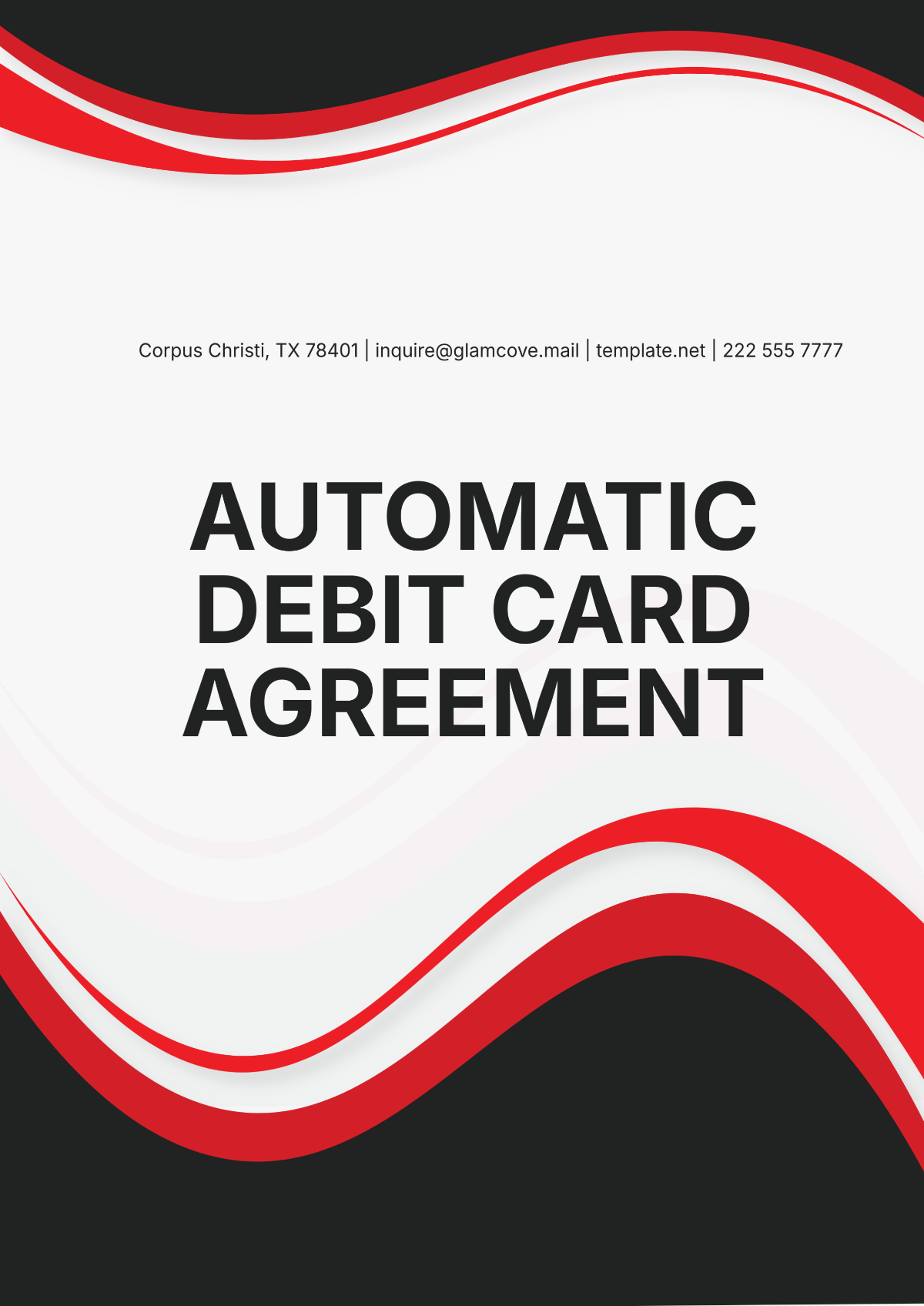 Automatic Debit Credit Agreement Template - Edit Online & Download