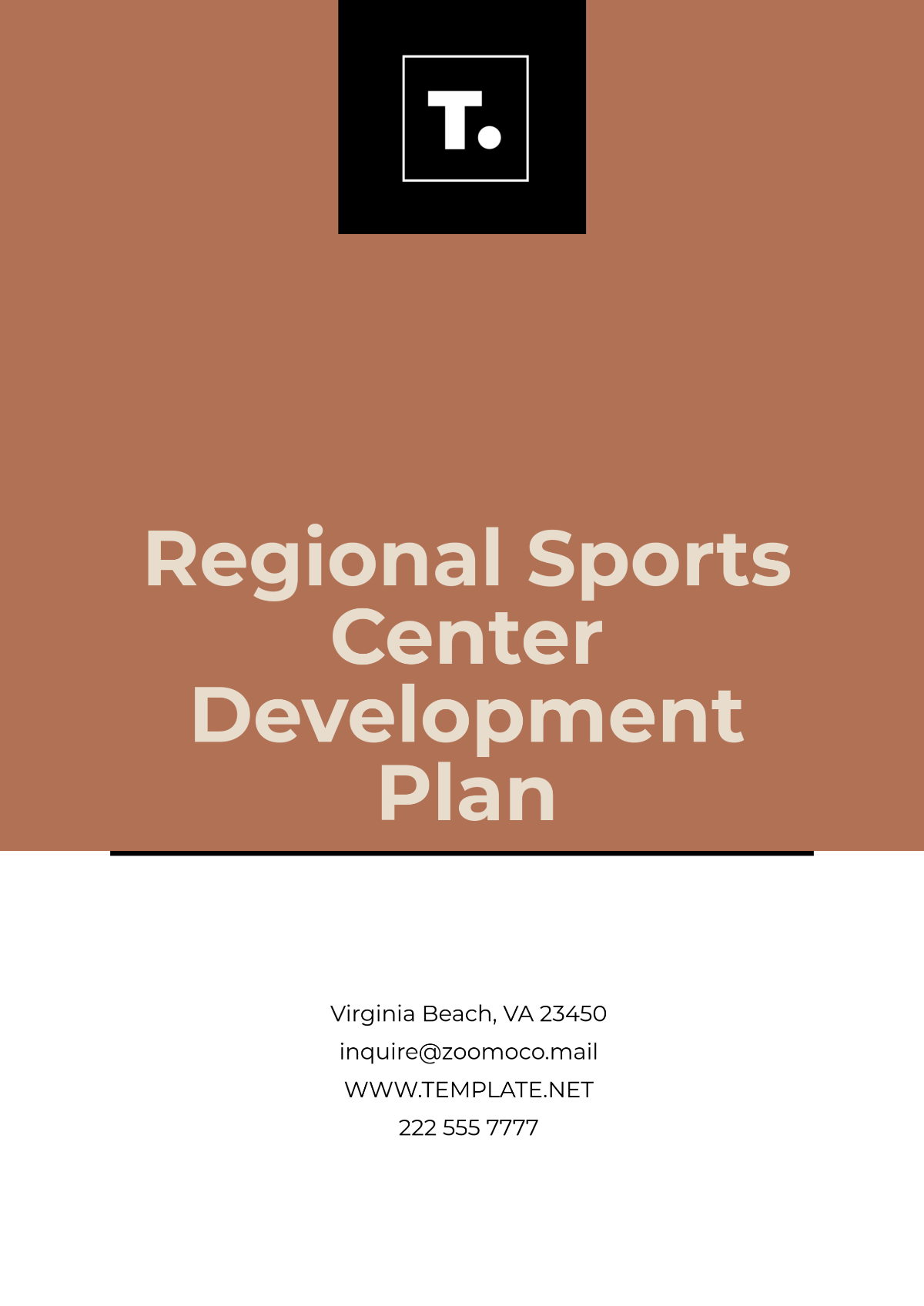 Regional Sports Center Development Plan Template - Edit Online & Download