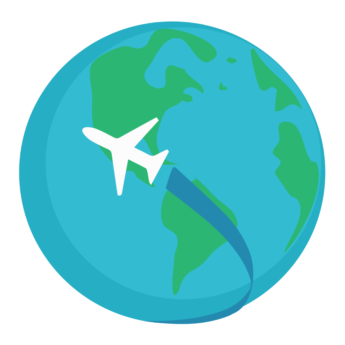 Free Globe Travel Clipart Template to Edit Online