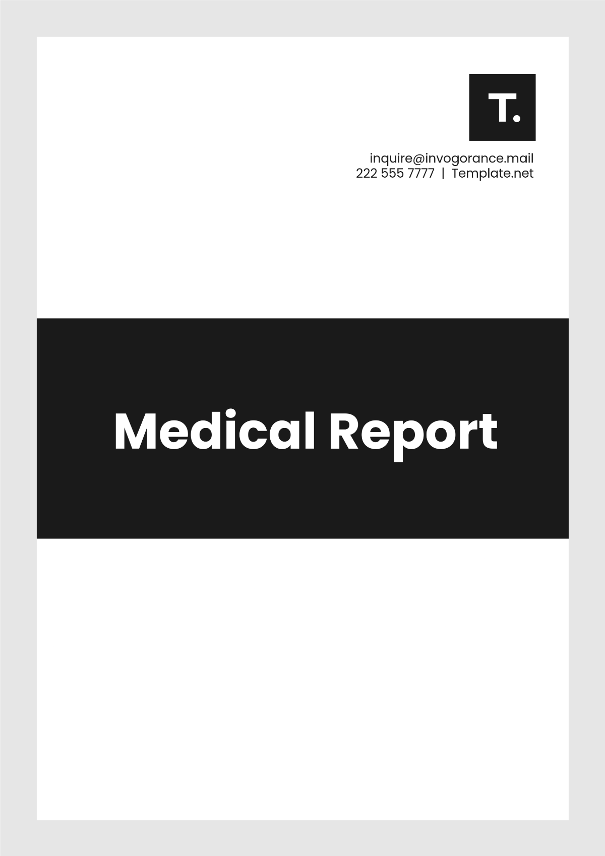 Medical Report Outline Template - Edit Online & Download