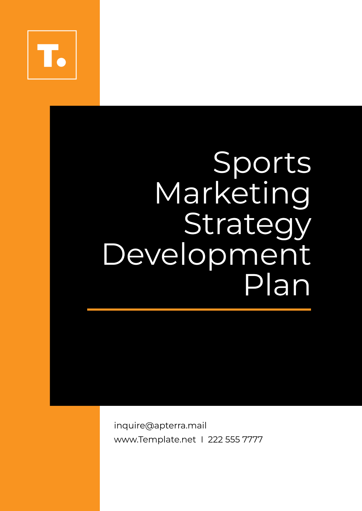 Sports Marketing Strategy Development Plan Template - Edit Online & Download