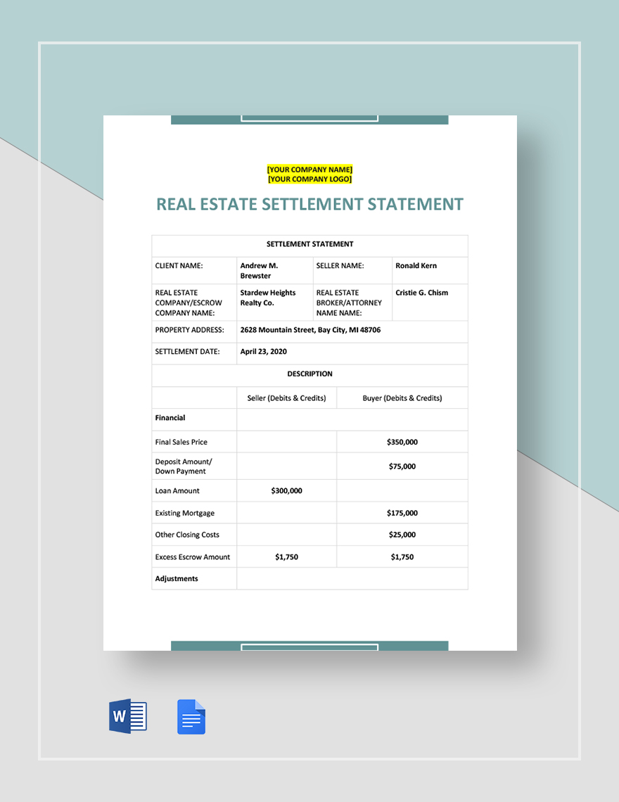 real-estate-settlement-statement-template-google-docs-word-template