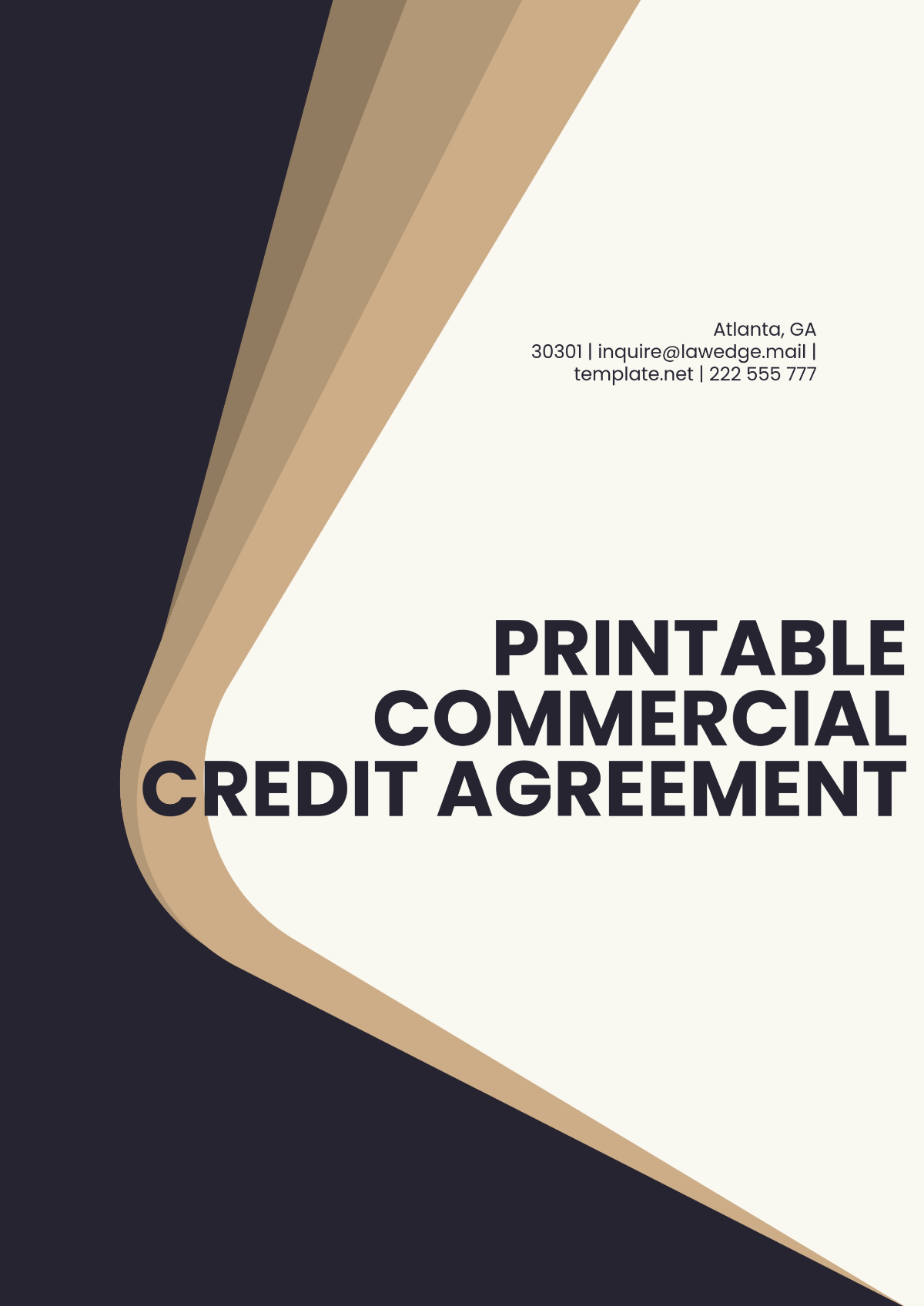 Printable Commercial Credit Agreement Template - Edit Online & Download