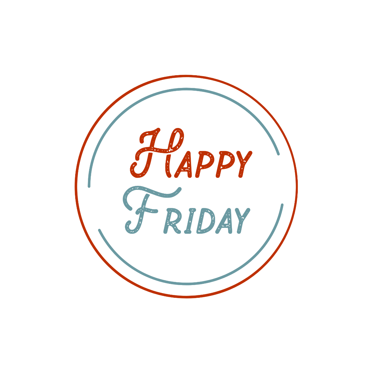 Free Happy Friday Sticker Template - Edit Online & Download