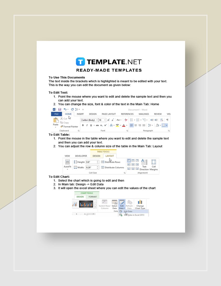 Real Estate Agent Profit And Loss Statement Template