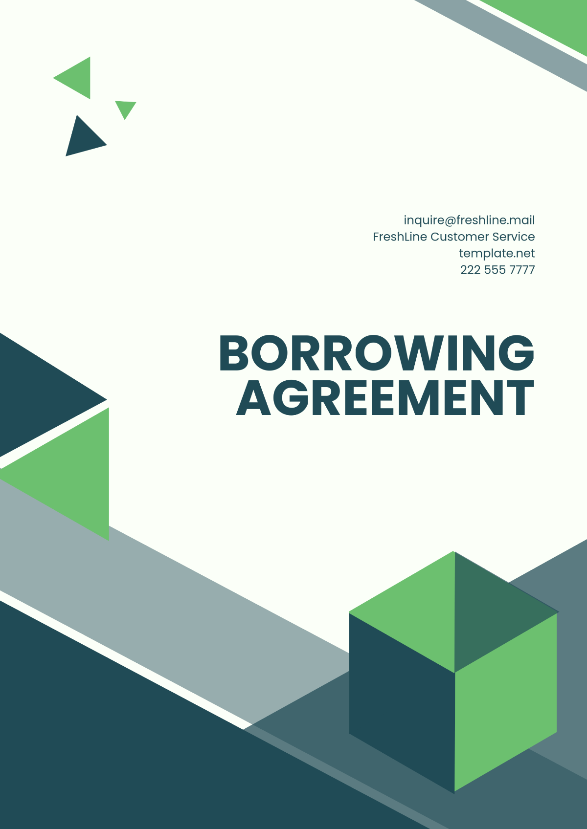 Borrowing Agreement Template - Edit Online & Download