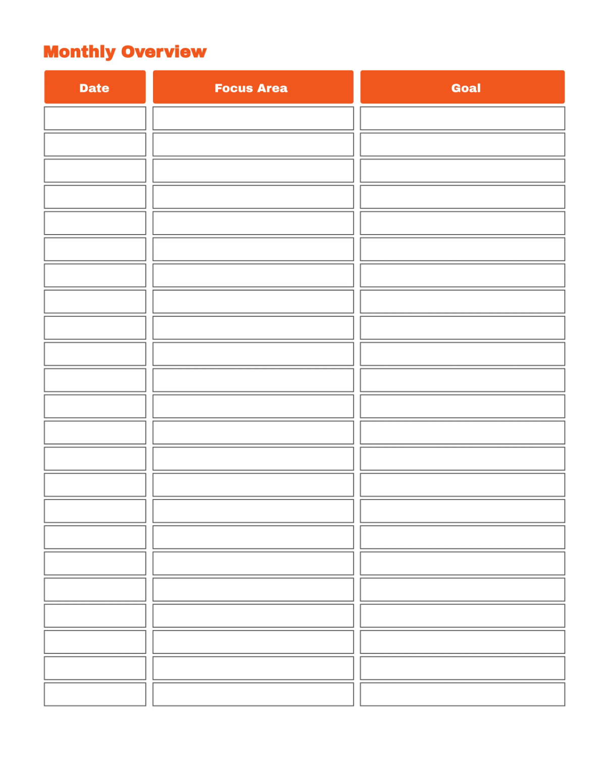 Free Affiliate Marketing Planner Template to Edit Online