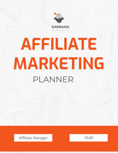 Free Affiliate Marketing Planner Template to Edit Online