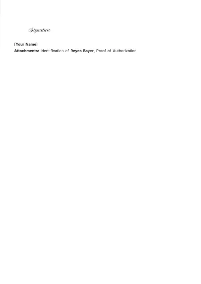 Free Government Representative Letter Template to Edit Online