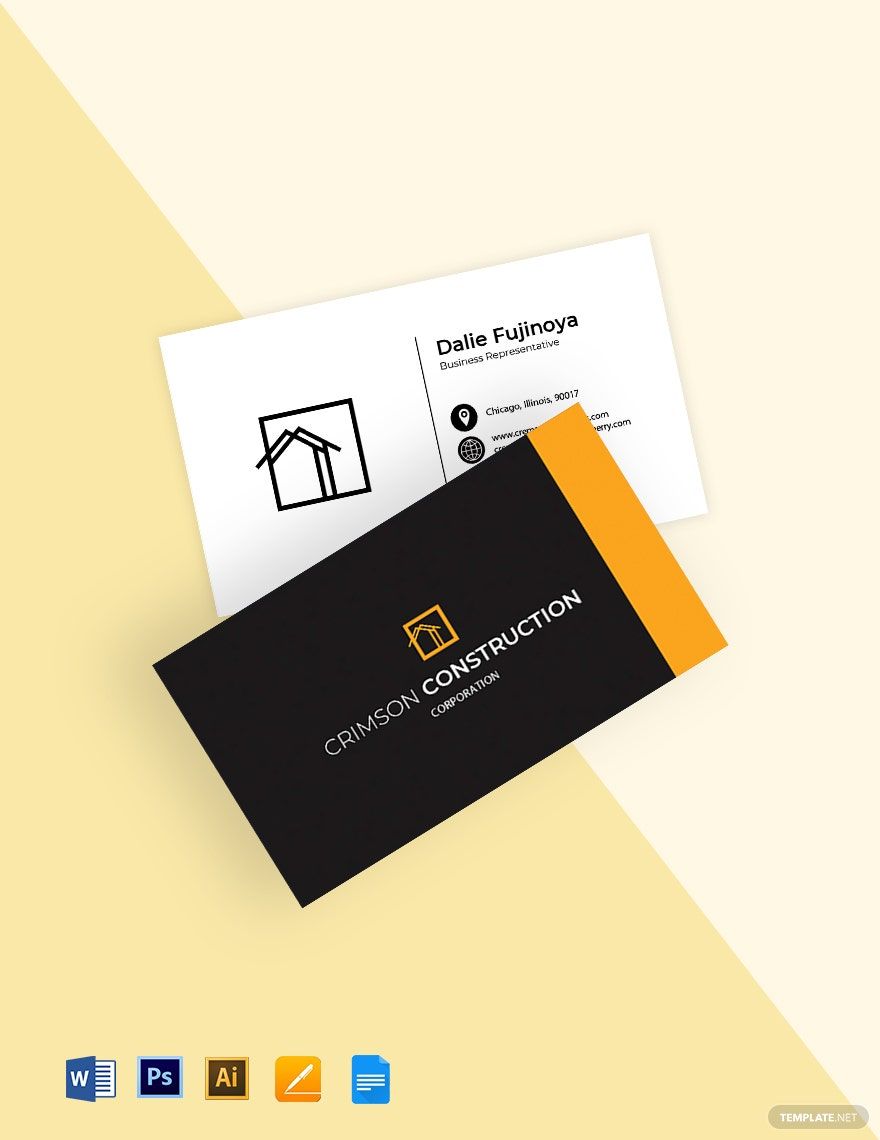 Free Real Estate Services Business Card Template