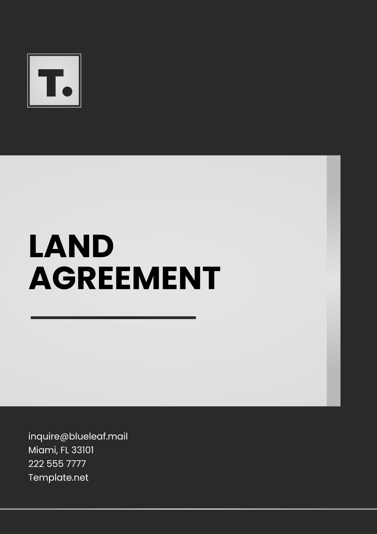 Land Agreement Template - Edit Online & Download