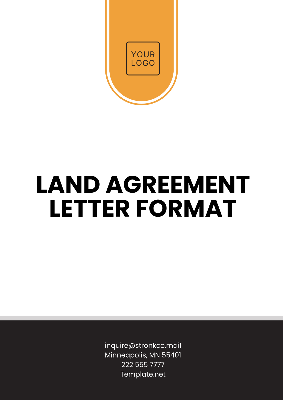 Land Agreement Letter Format Template - Edit Online & Download