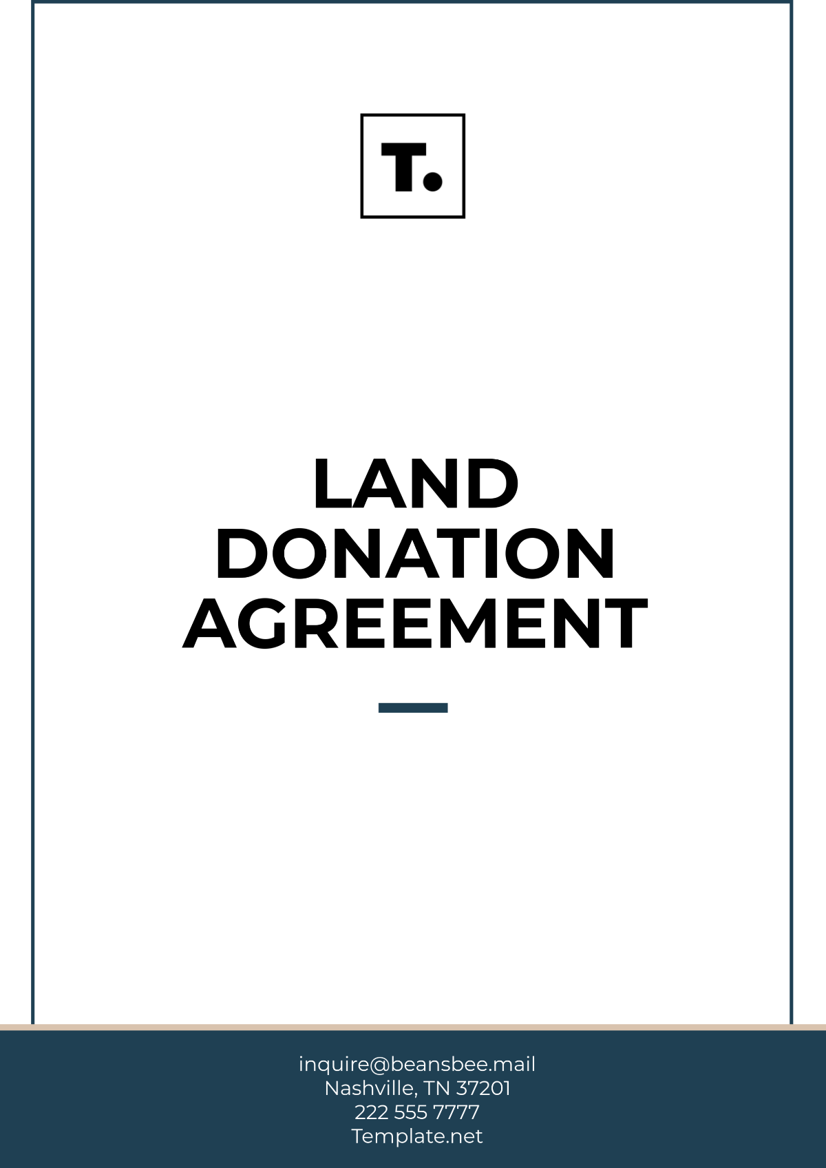 Land Donation Agreement Template - Edit Online & Download