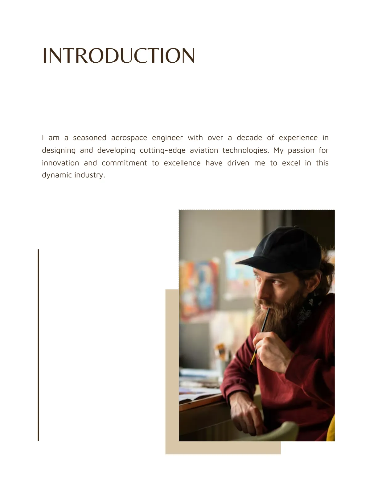 Free Elegant Portfolio Template to Edit Online Free Elegant Portfolio Template to Edit Online