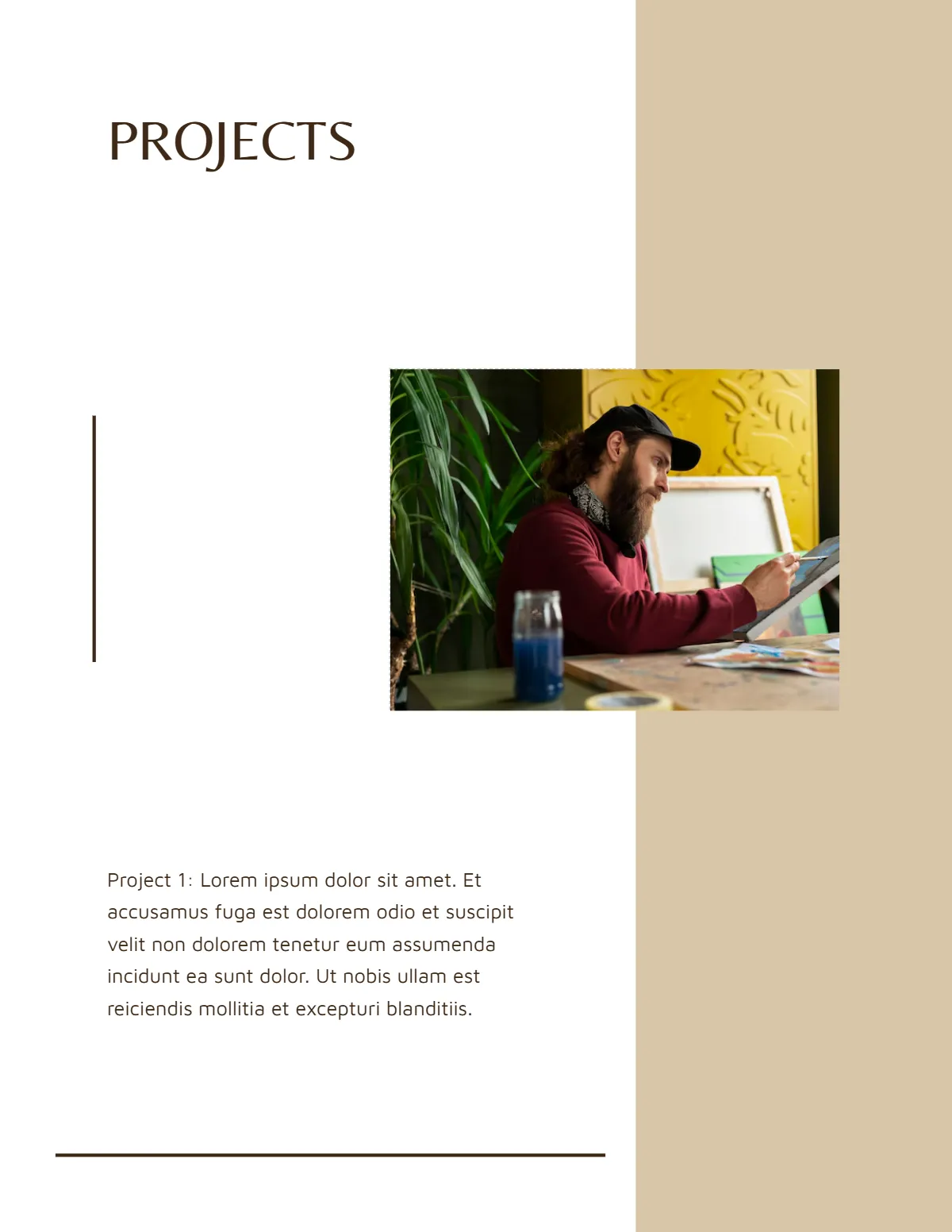 Free Elegant Portfolio Template to Edit Online Free Elegant Portfolio Template to Edit Online