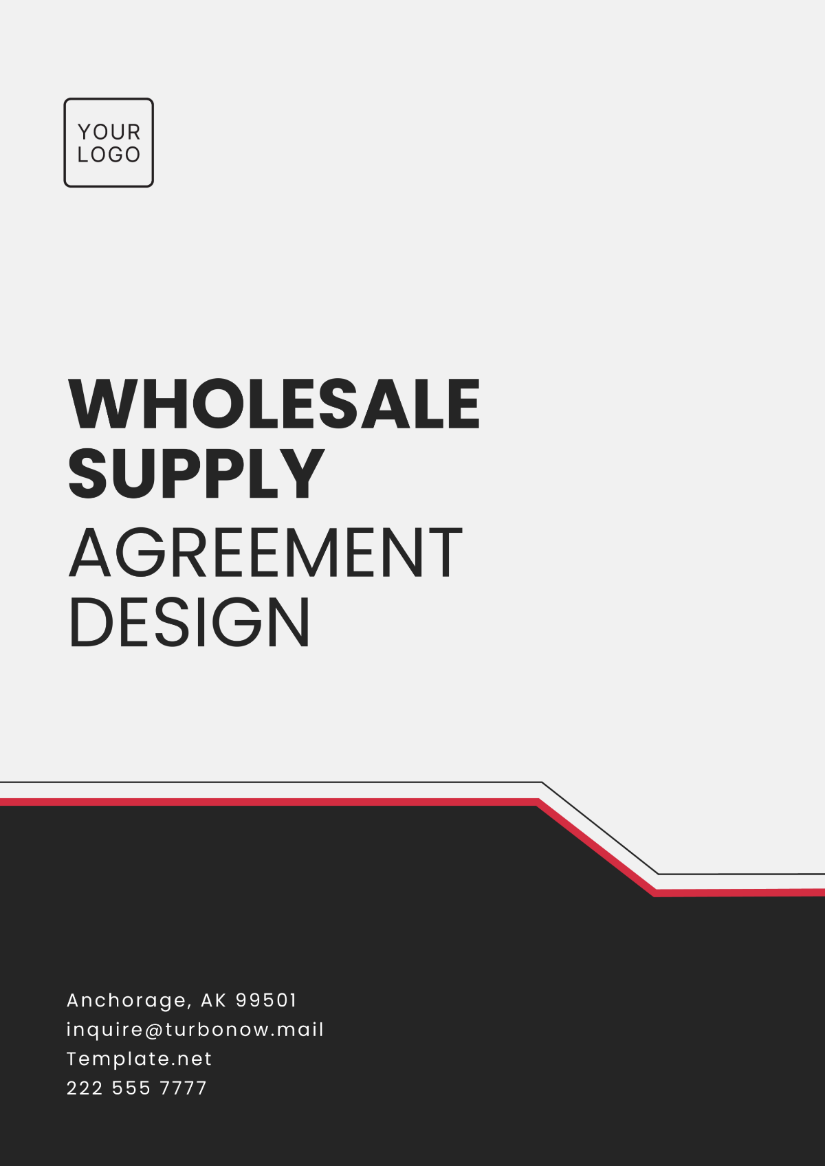 Wholesale Supply Agreement Design Template - Edit Online & Download