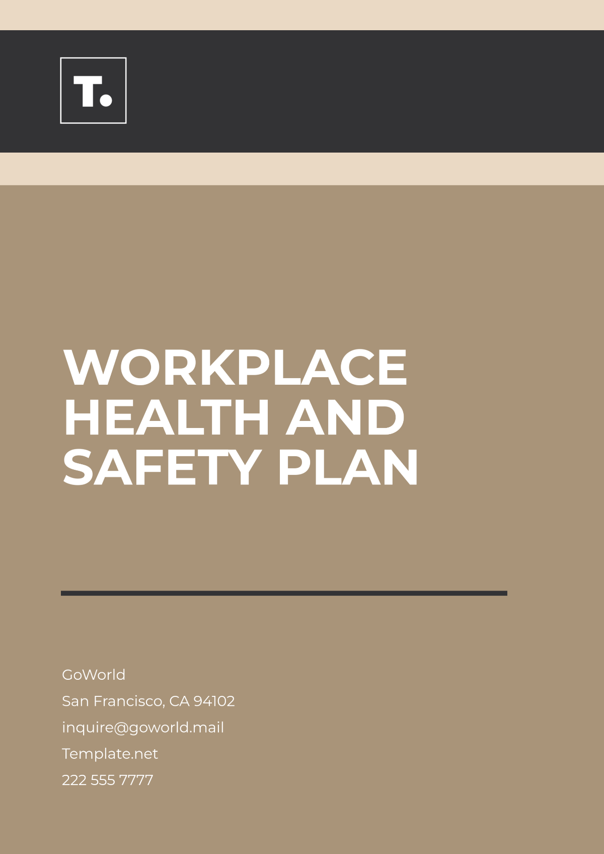 Workplace Health and  Safety Plan Template - Edit Online & Download