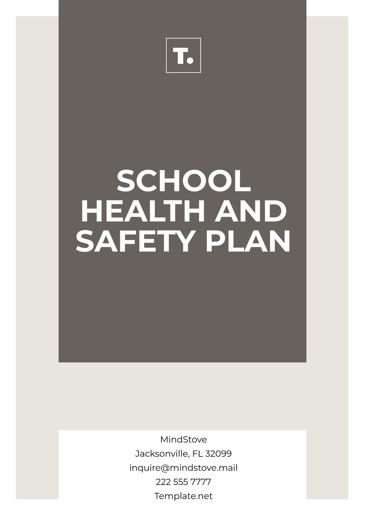 School Health and Safety Plan Template - Edit Online & Download