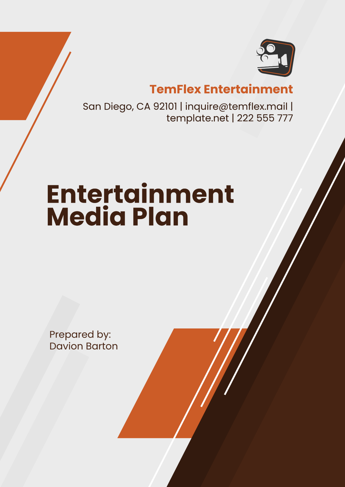 Entertainment Media Plan Template - Edit Online & Download