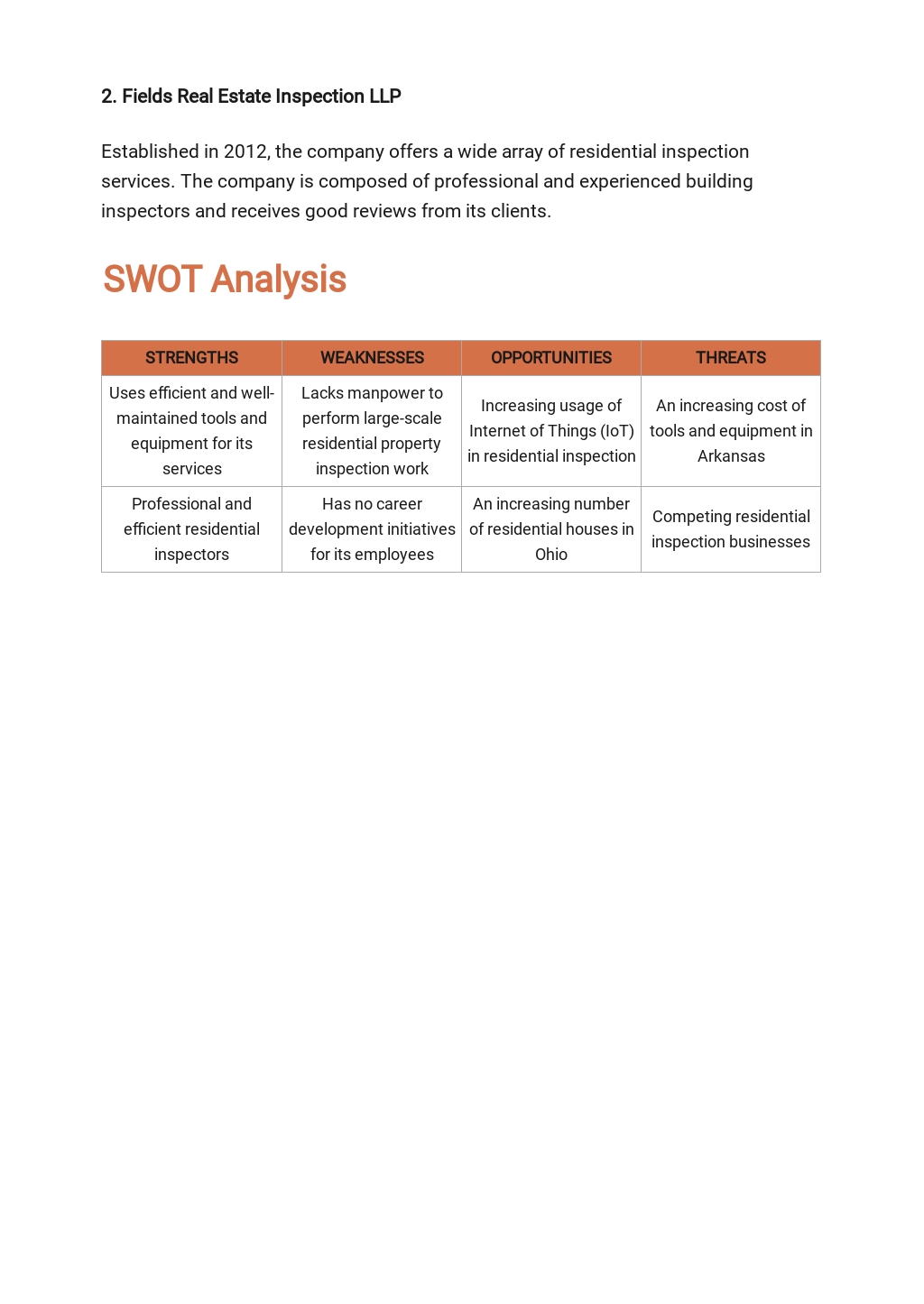 Home inspection business franchise image