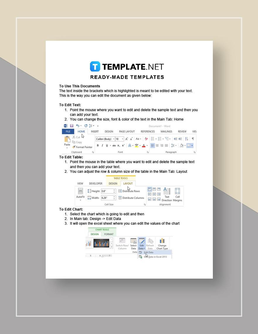 Home Real Estate Inspection Business Plan Template