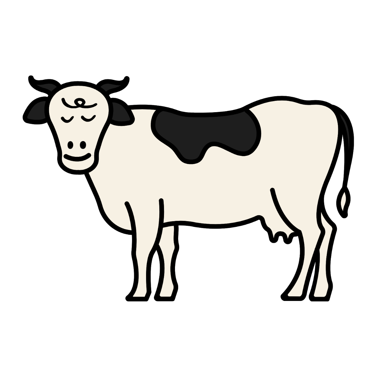 Free Simple Cow Clipart Template - Edit Online & Download