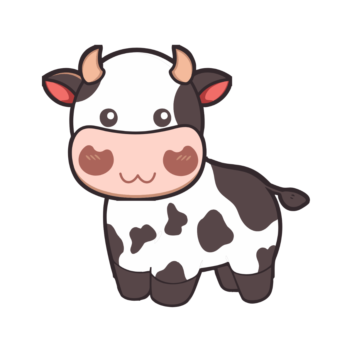 Free Cute Cow Clipart Template - Edit Online & Download